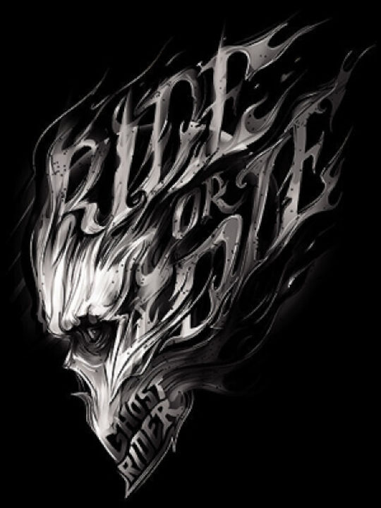 Hell Rider Ride Die Black Hoodie Sweatshirt for Adults – Takeposition