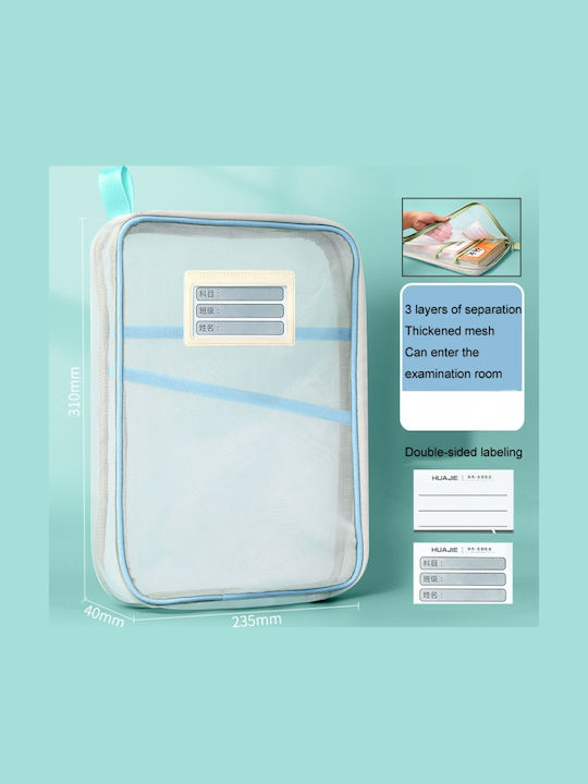 Eco-Friendly Drafting Bag with Zipper 31x4x23.5cm Pink