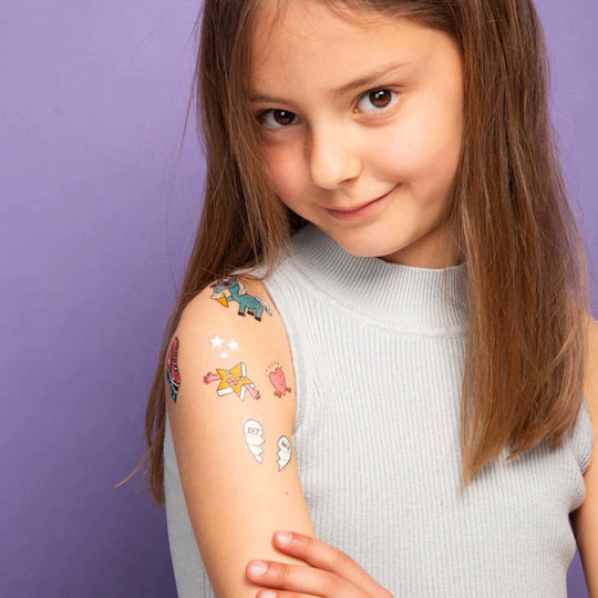 Omy Körper-Aufkleber Tattoos Einhorn Lily