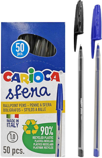 Carioca Sfera Στυλό Ballpoint 50τμχ