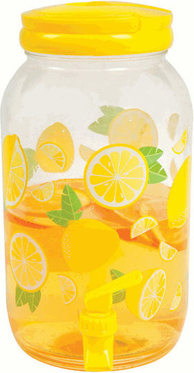 Sunnylife Lemonade Set Dispenser Tap Glasses Straws & Napkins