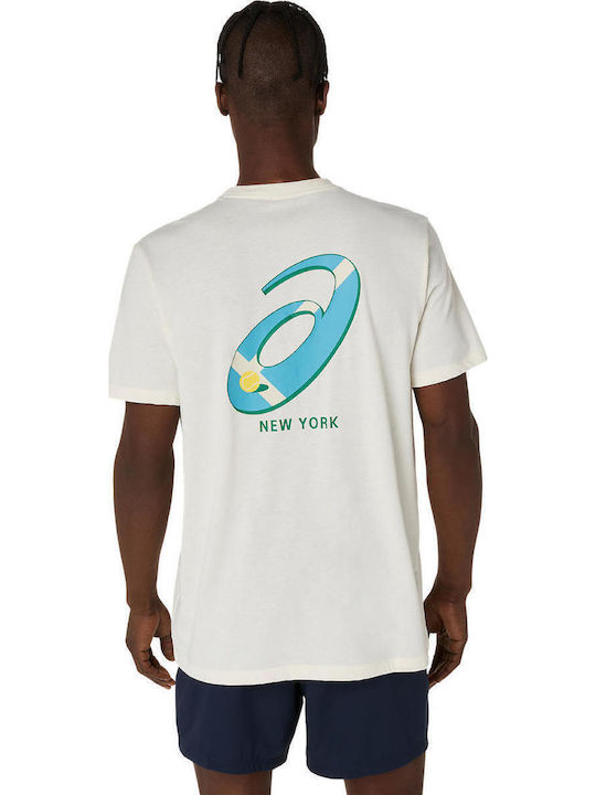 ASICS 2041A348-102 Men's White Tennis Blouse