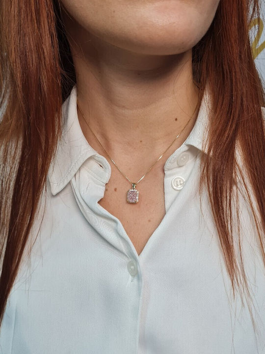 Mentzos Charm mit Steinen aus Roségold