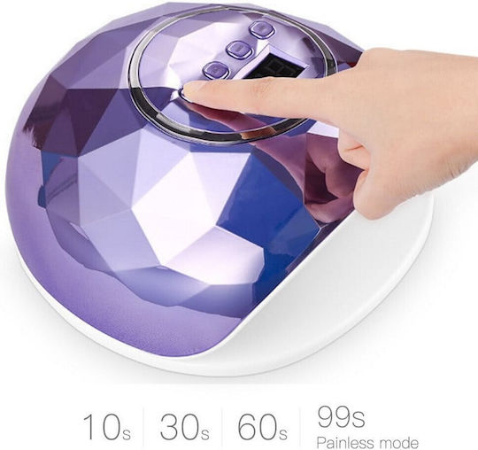 Φουρνάκι Νυχιών UV 86W Μωβ