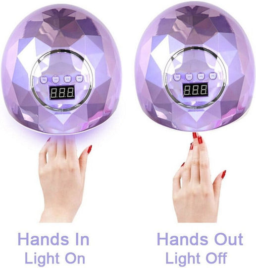 Φουρνάκι Νυχιών UV 86W Μωβ