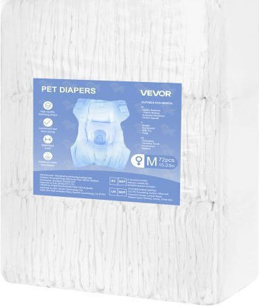 Vevor Pampers pentru câini 58.42 - 58.42cm 144buc