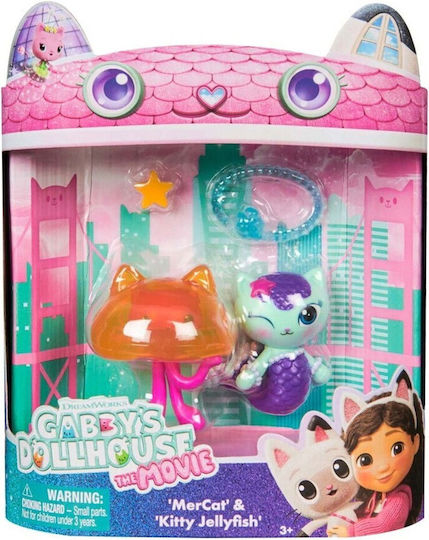 Spin Master Gabby's Dollhouse MerCat & Kitty Jellyfish για 3+ Ετών