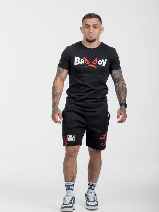 T-Shirt Black, White, Red