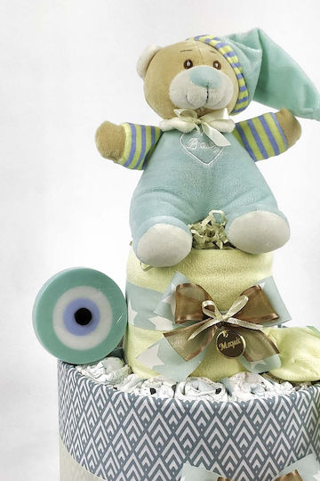 Dama Koupa Handmade Diaper Cake pentru Băiat