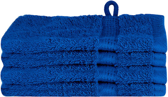 vidaXL Set 4 Hotelhandtücher 21x15 cm