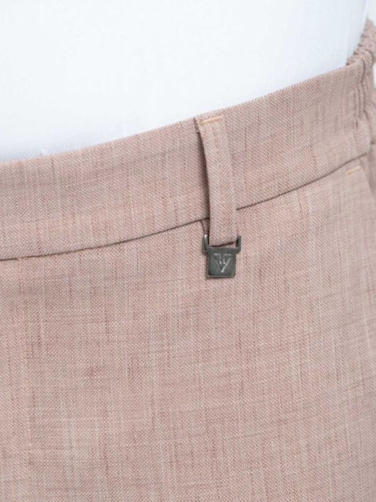 Hose Elastisch in Schlanker Passform Rosewood