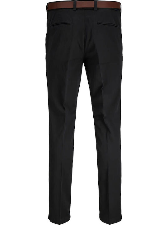 Мъжки панталон Chino Еластичен Slim Fit Black