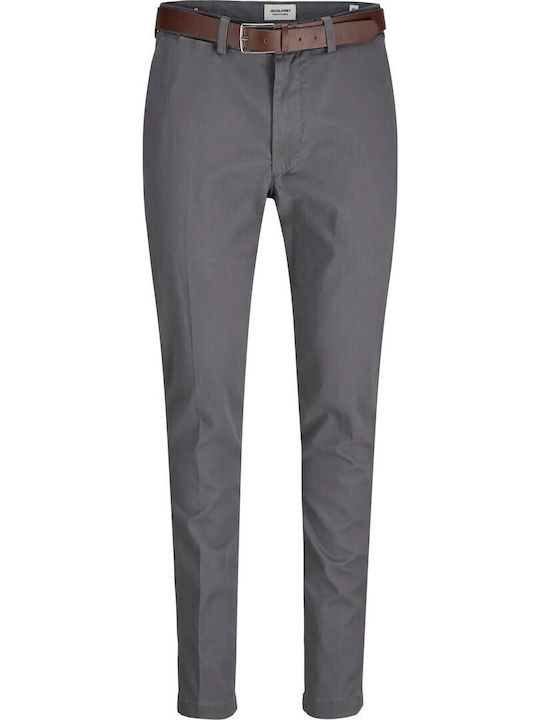 Trousers Chino Elastic in Slim Fit Castlerock