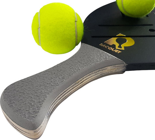Morseto Beach Racquet Holes Racquet Astipalaia Grey Curved Grip