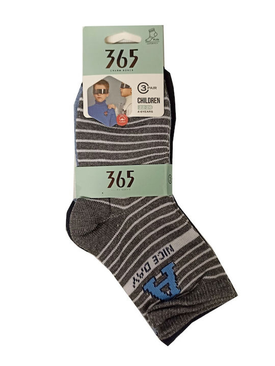 Join Kindersocken Blue - Gray 3 Paar