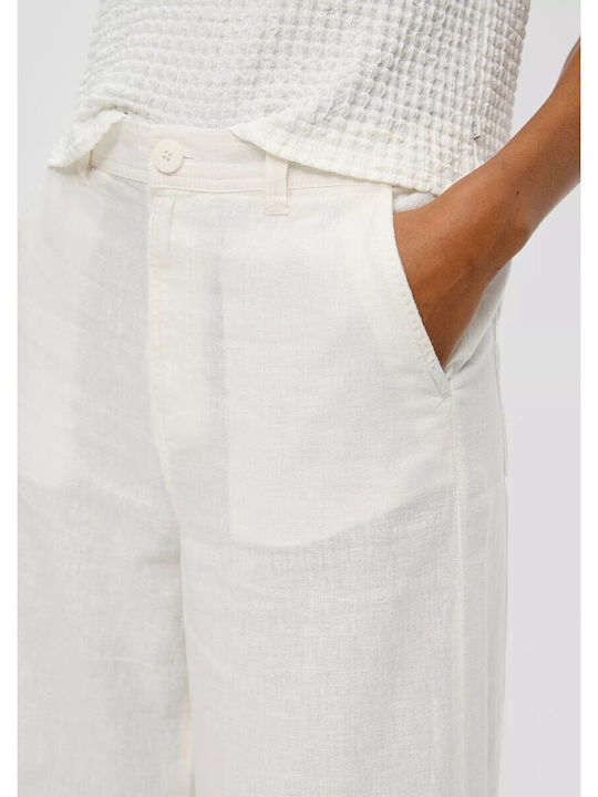 Damen Stoff Hose White