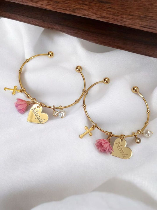 The Art of Beading Brățară Pentru Femei Tip Cuff Din Oțel