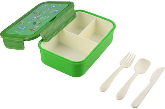 Estia Save The Aegean Plastic Kids' Lunch Set 1.4lt Jungle Kick x x 7cm