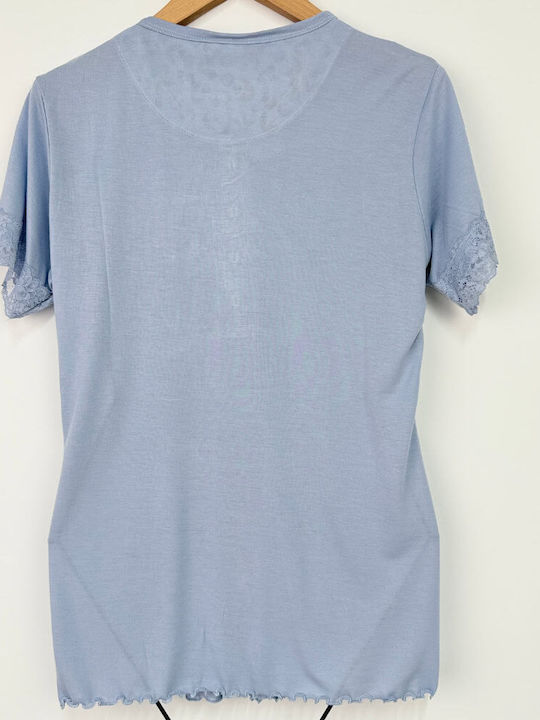 Cootaiya Summer Women's Pyjama Set Sky Blue