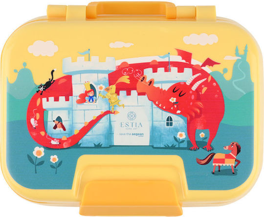 Estia Save The Aegean Plastic Kids' Lunch Set 1.03lt Fortress Dragon x x 7cm