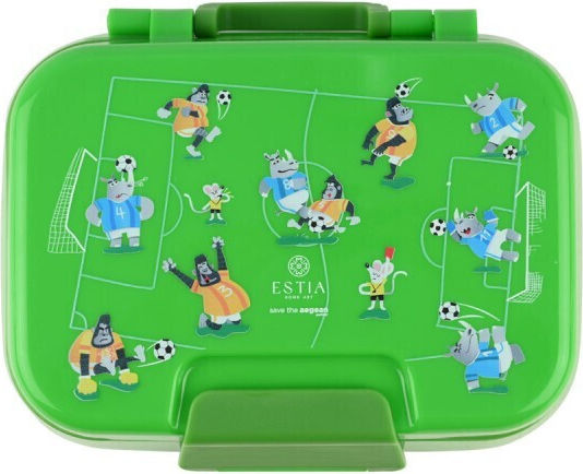 Estia Save The Aegean Plastic Kids' Lunch Set 1.03lt Jungle Kick x x 7cm