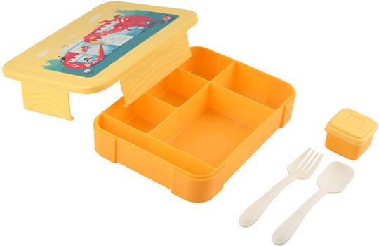 Estia Save The Aegean Plastic Kids' Lunch Set 1.33lt Fortress Dragon x x 4.5cm