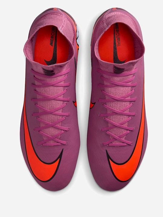 Nike Mercurial Superfly 10 Pro Футболни Обувки с Бутони Розов