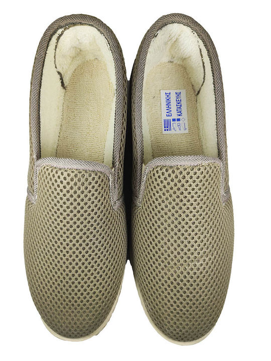 Herren Espadrilles in Beige Farbe