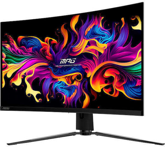 MSI MPG 321CURXDE QD-OLED HDR Gebogen Spiele-Monitor 31.5" 4K 3840x2160 240Hz mit Reaktionszeit 0.03ms GTG