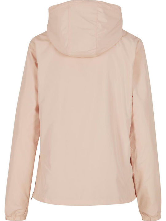 Дамска Суитшърт Жакет Худи Light Pink