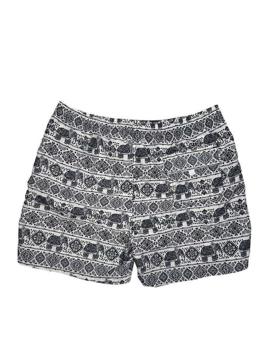 Costume De Baie Bărbați Pantaloni Scurți Alb