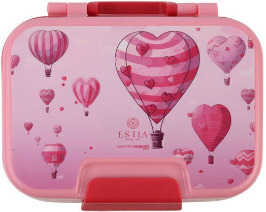 Estia Save The Aegean Plastic Kids' Lunch Set 1.03lt Love Ascend x x 7cm