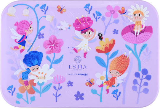 Estia Save The Aegean Plastic Kids' Food Container 0.9lt Fairy Tales x x 5cm