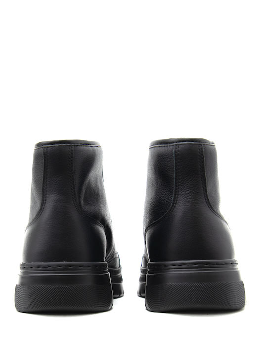 Urian Leather Black Men's Boots