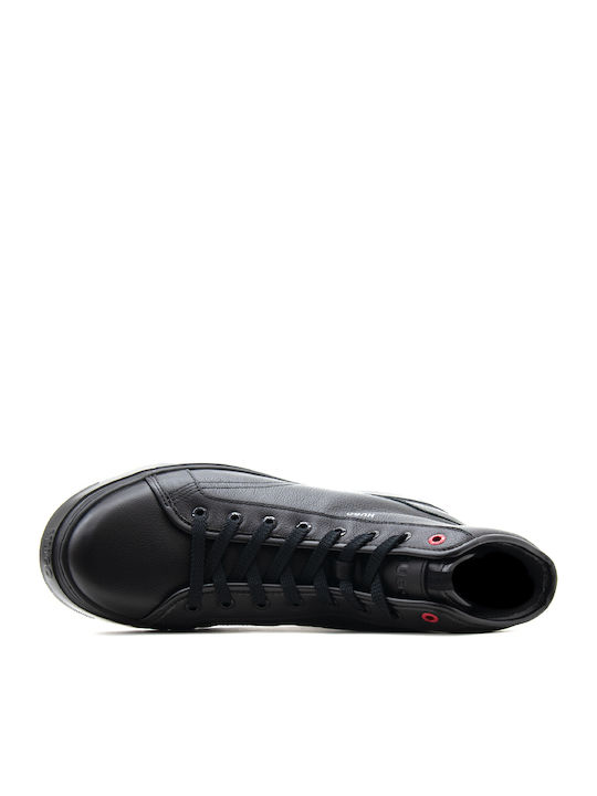 Urian Leather Black Men's Boots