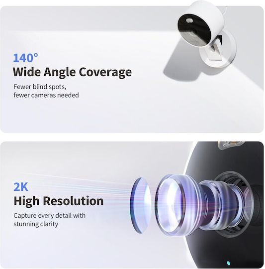 Aqara G100 Select IP Surveillance Camera Wi-Fi Full HD+ 4MP with Two-Way Communication