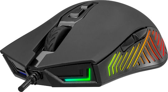 Rampage Spear V2 RGB Gaming Mouse 12800 DPI Black