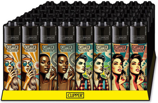 Clipper Brichetă Flacără (Diverse modele/culori)