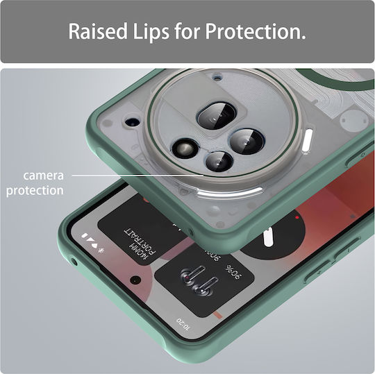 Techsuit Back Cover Plastic Verde (Nothing Phone (3a) Pro)