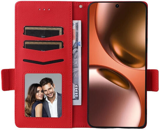 Mad Mask Wallet Leather Red (Realme GT 7)