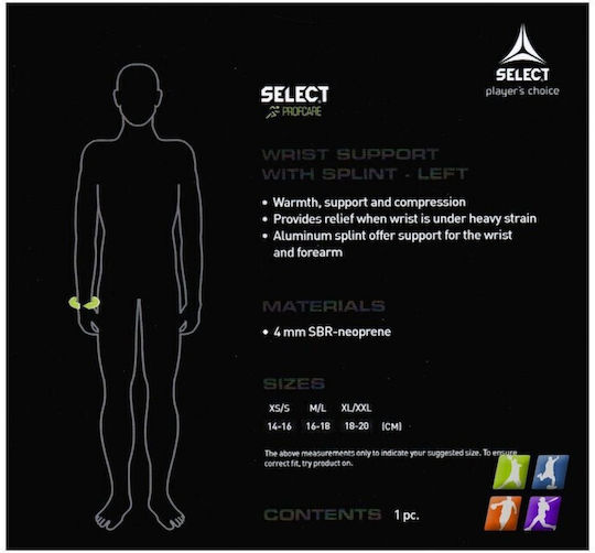 Wrist Protection Select Profcare Neoprene 6700