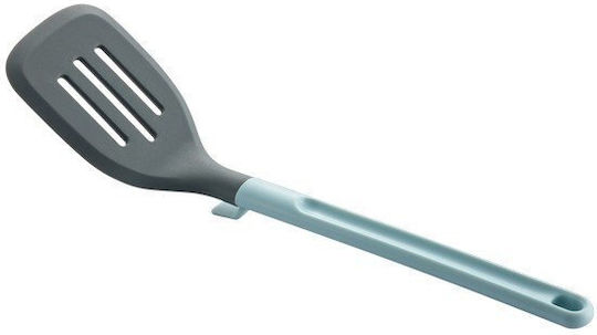 Sidirela Master Deep Pasta Colander Spoon Made of Gray Silicone 33cm
