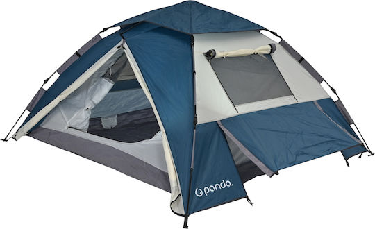 Panda Laker Αυτόματη Σκηνή Camping Igloo Μπλε με Διπλό Πανί 3 Εποχών για 3 Άτομα 200x200x130εκ.
