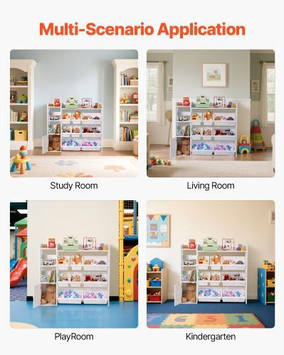 Vevor Toy Storage System made of Plastic White 1pcs