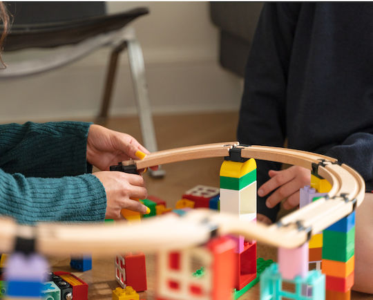 Toy2 Ράγες Σιδηρόδρομου για 3+ Ετών