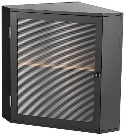 Vevor Ψωμιέρα από Bamboo Μαύρη 32x32x42.5cm