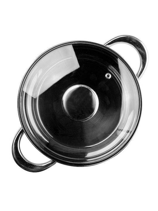 Muhler Deep Stainless Steel Pot 1.6lt / 16cm