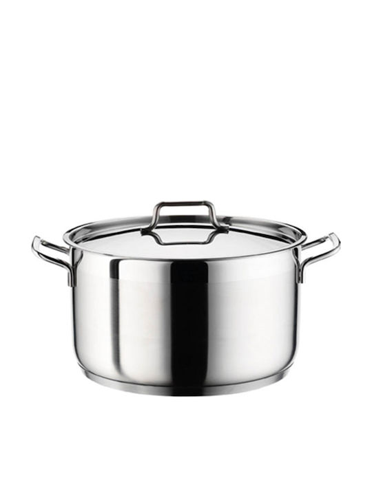 Homeplus Verona Βαθιά Ανοξείδωτη Κατσαρόλα 7.5lt / 26cm
