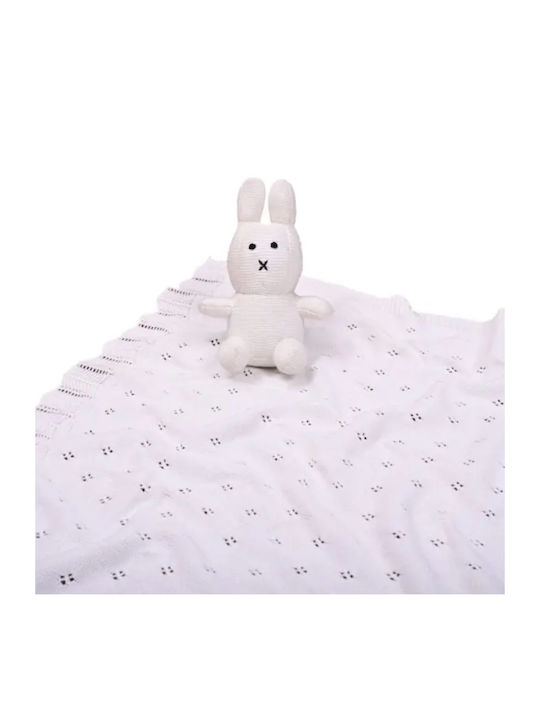 Liolios Home Blanket Nursery Swaddling Blankets Cotton Beige 80x100cm 2pcs