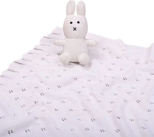 Liolios Home Pătură Pepinieră Swaddling pături 100% bumbac Bej 80x100cm 2buc